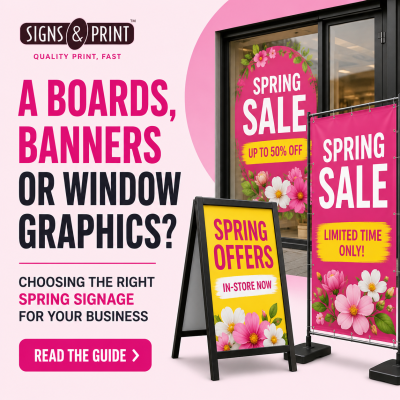 Need Signage Fast? The Best Next-Day Print Solutions for Spring Promotions in the UK