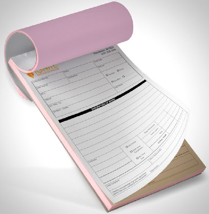 NCR Pad Printing - Custom NCR Pads - Free Delivery - Solopress UK